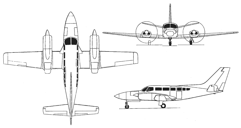 самолет Cessna 404